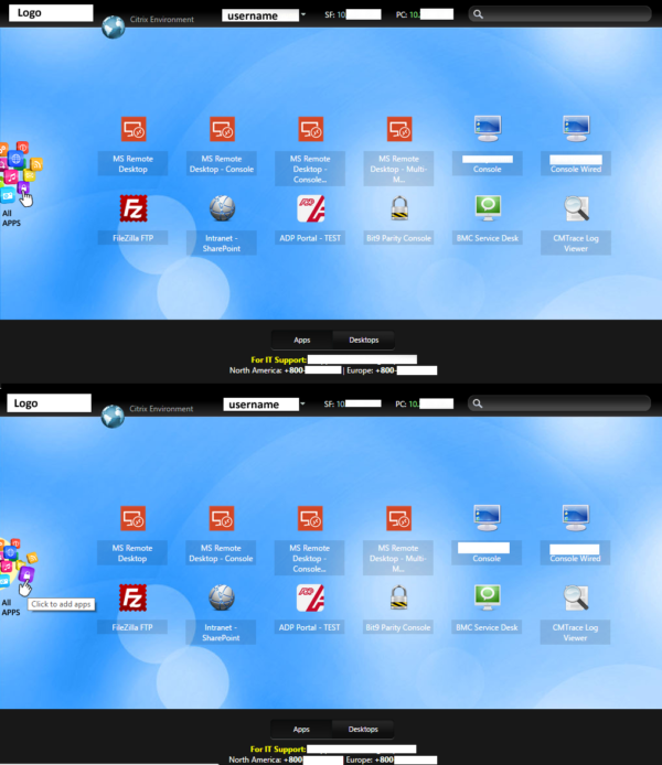 Citrix StoreFront 2.6: Changing the "Plus" Sign (+) - YuenX