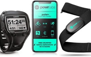 Powr Labs Heart Rate Monitor with Garmin Forerunner GPS Sport Watch