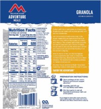 Nutritional Facts /Mountain House