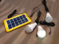 Solar USB light bulbs