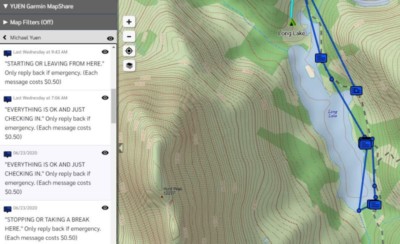 MapShare Messages & Locations