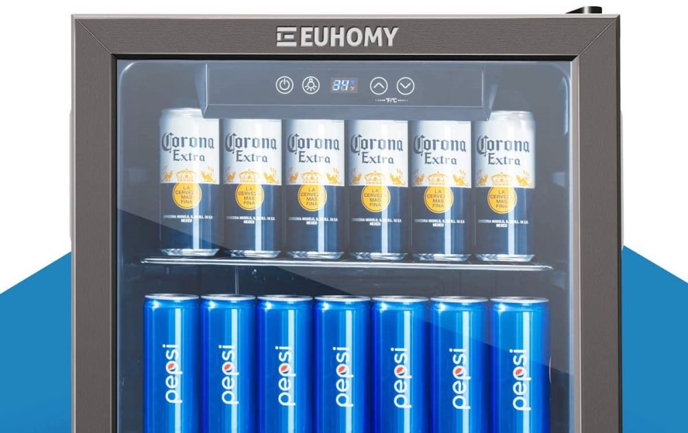 Review: Euhomy 3.2-cu ft Beverage Cooler - YuenX