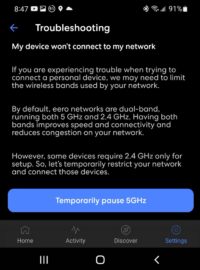 Eero 5 GHz Troubleshooting (2022)