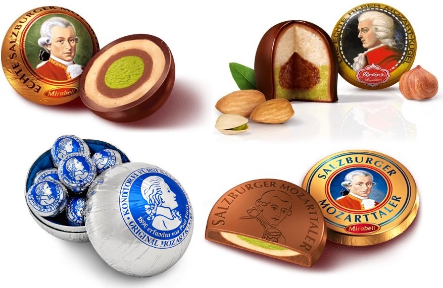 German Mozart Kugeln Marzipan Balls (30 pcs) - Germany - Countries