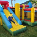 Bountech Bounce House (Castle 6-in-1 with Long Slide)