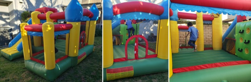 Various views of Castle Bounce House