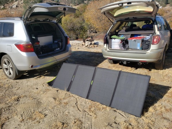 Nomad 200 charging my car freezer