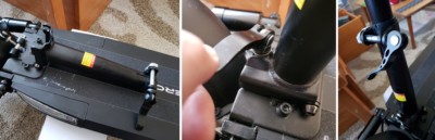 Seat post lock, Height adjustment