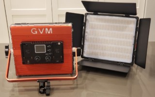 GVM RGB LED 1200D 2-pack lights