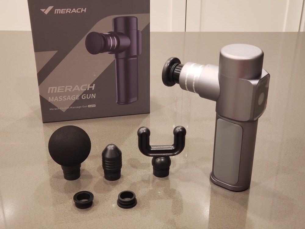 Merach Massage Gun Nano (Silver Gray)