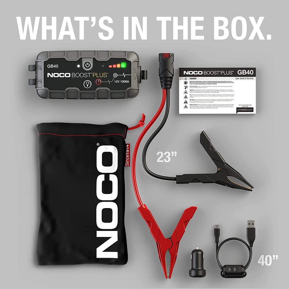 Review: NOCO Genius Boost Plus GB40/ XL GB50 Lithium Car Jump Starter -  YuenX