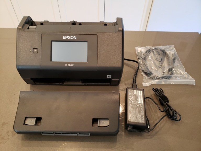 Review Epson Workforce ES580W WiFi Color Duplex Desktop Scanner with
