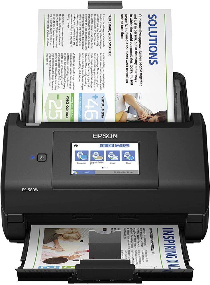 Epson WorkForce ES-300W Wireless Portable Duplex Document Scanner – Image  Pro International