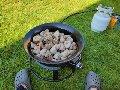 Outland Living Firebowl 893 with Flame King 5lb Propane Tank