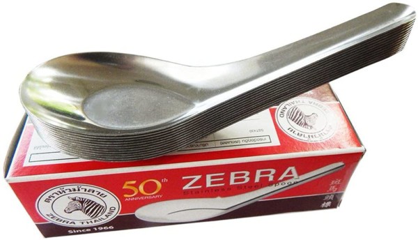 Stainless Steel Spoon /Zebra Thai