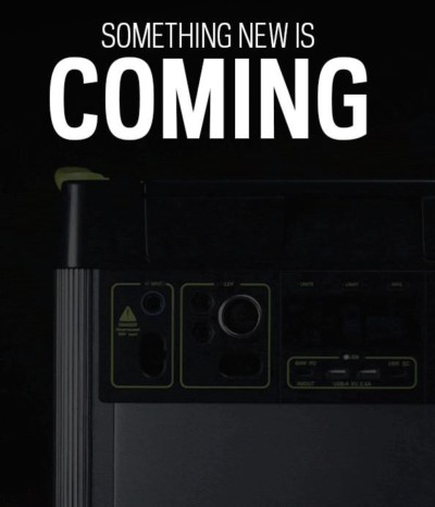 Email: "Something New is Coming" /Goal Zero
