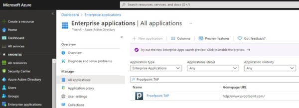 Azure AD: Enterprise Application