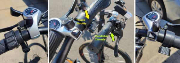 Shimano Gear Shifters, Thumb vs Handlebar Throttles