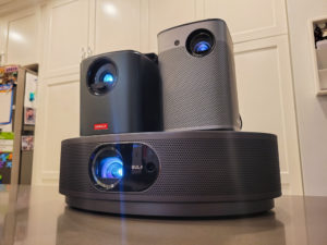 Anker Nebula Cosmos Max and Mars II Pro, Xgimi Halo