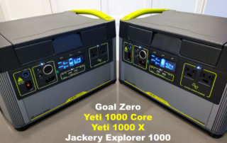 Goal Zero vs Jackery: Yeti 1000 Core, 1000 X, Jackery Explorer 1000