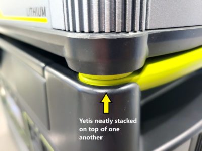 Stackability of Yetis