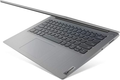 Semi-closed view of Lenovo IdeaPad 3