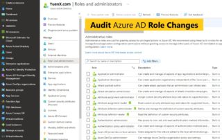 Azure AD: Audit Role Changes