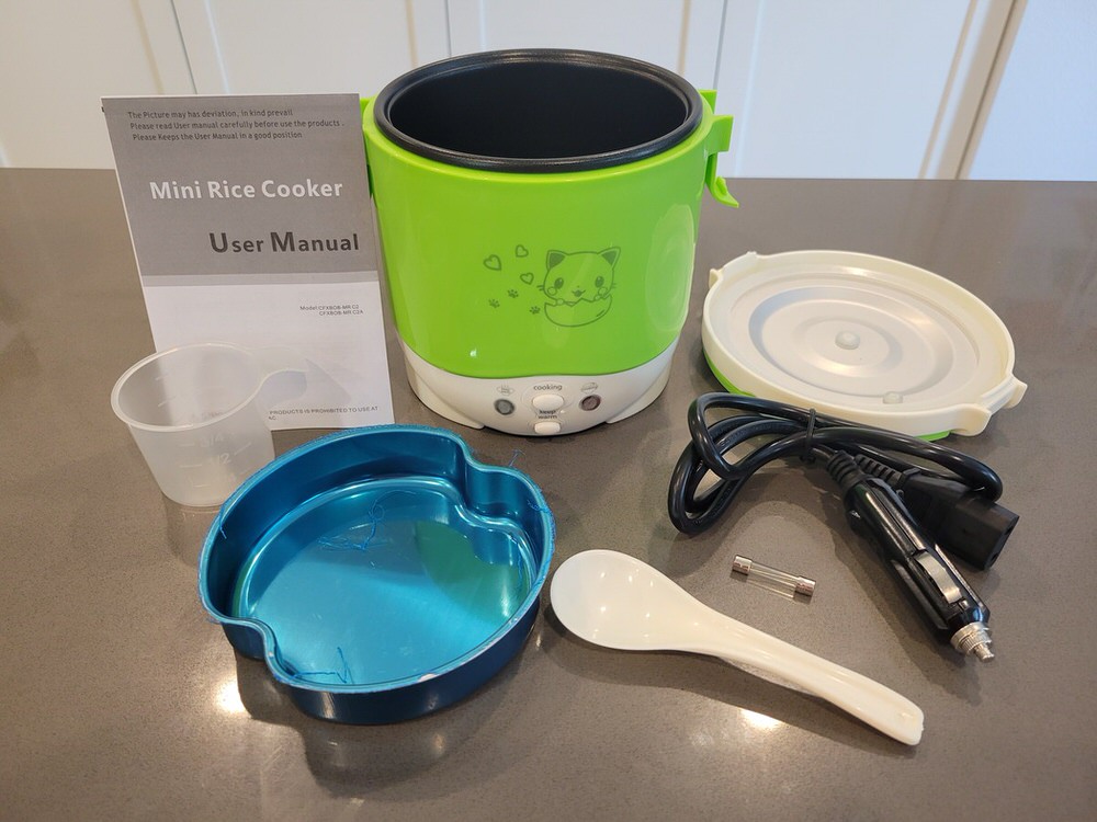 12 Volt Mini Rice Cooker, Demo and Review