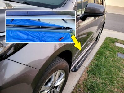 Running Board installed for Toyota Sienna 2022