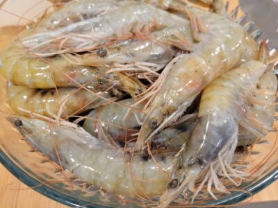 Raw Shrimp With Head/Shell On