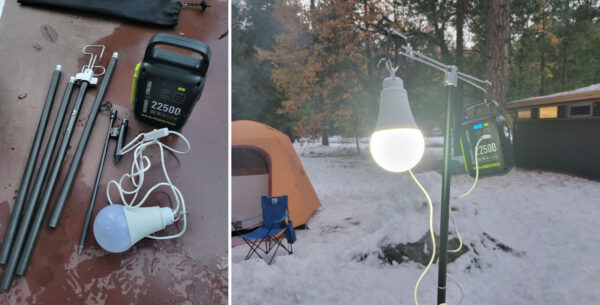 USB Light Bulb, Power Bank, Lantern Pole